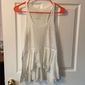 Free people white flowy top